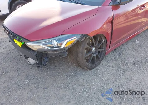 2018 Hyundai Elantra Sport from USA, damaged, VIN KMHD04LB0JU453773